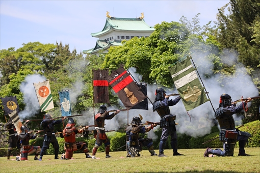 秋祭り　鉄砲隊（スクショ）